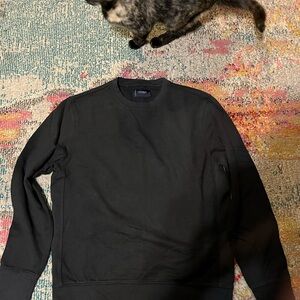 Lucky Brand Black Crewneck Sweater with Classic Fit